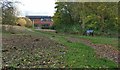 SK5901 : Path through the Washbrook Nature Area by Mat Fascione