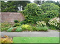 NX0942 : Wall on the north side of Logan Botanic Garden by Humphrey Bolton