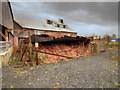 SJ6775 : Collapsed Brine Tank and Boiler, Lion Salt Works by David Dixon