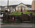 SS9497 : King George VI postbox in an Ynyswen Road wall, Ynyswen by Jaggery