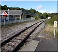 SM9006 : Railway from Milford Haven station towards Johnston station by Jaggery