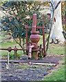 TM4669 : Water Pump in Mount Pleasant Farmyard, Dunwich by Roger Jones