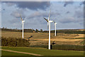 NT7863 : Turbines at Quixwood Moor Windfarm by Walter Baxter