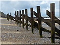 TG1743 : Sea defences and beach near West Runton by Mat Fascione