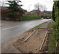 ST1882 : Pavement resurfacing in Lisvane, Cardiff by Jaggery