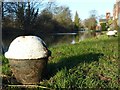 SK4833 : Bollard on the Erewash Canal by Alan Murray-Rust