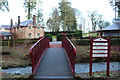 NS5320 : Footbridge over the Polcalk Burn by Billy McCrorie