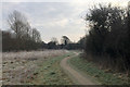 SP3879 : The gloom starts to lift, Sowe Valley footpath, Walsgrave, east Coventry by Robin Stott