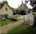 SP2513 : Kissing gate at the northern end of Church Lane, Fulbrook, West Oxfordshire by Jaggery