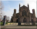 SO5039 : West side of Hereford Cathedral by Jaggery