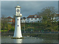 ST1879 : Scott Memorial, Roath Park lake by Robin Drayton