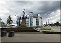 SJ8298 : Lancashire Fusiliers Memorial & Transport House by Gerald England