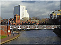 SP0586 : Canal at Old Turn Junction in Birmingham by Roger  D Kidd