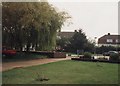 TM1614 : Alton Park Junior School grounds: looking towards entrance on Alton Park Road by Duncan Graham