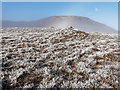 NC3928 : Frost and fogbow below Creag nan Suibheag by Julian Paren