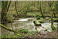 SX0272 : Bridge, leat and river at Lemail Mill by Derek Harper