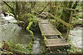 SX0272 : Dilapidated bridge at Lemail Mill by Derek Harper