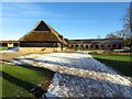 SU1070 : Thatched barn at Avebury by Steve Daniels