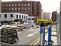 SJ8990 : Roadworks on the A6 by Gerald England