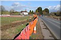 SO8541 : Roadworks to raise the A4104 at Upton-upon-Severn by Philip Halling