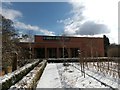 TM4557 : The Red House, Aldeburgh: Library and Archive building, in snow by Christopher Hilton