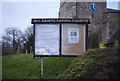 SE9130 : All Saints' Church: notice board by Bob Harvey