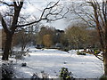 TQ4577 : Rockliffe Gardens in winter by Marathon