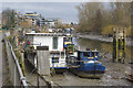 TQ1877 : Houseboats at Brentford by Stephen McKay