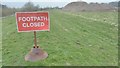 SO8442 : Footpath closed by Philip Halling