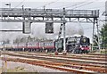 TQ5088 : 70013 Oliver Cromwell hauling the Cathedrals Express through Romford, Essex by Derek Voller