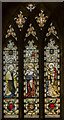 SK7288 : Stained glass window, St Peter's church, Clayworth by Julian P Guffogg