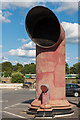 TQ2850 : Air vent, Warwick Quadrant car park by Ian Capper