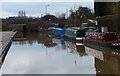 SP0399 : Narrowboats moored at Longwood Junction by Mat Fascione