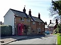 SK6706 : Main Street Keyham, with telephone kiosk and The Old Post House by Alan Murray-Rust