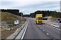 NH8509 : Roadworks on the A9 at Dalraddy by David Dixon