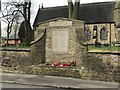 SJ8146 : WW2 war memorial outside St Luke's Silverdale by Jonathan Hutchins