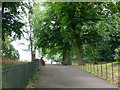 TQ2777 : The Thames Path between the river and Battersea Park by Eirian Evans