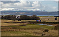 NH7851 : Pond by the A96 trunk road by valenta