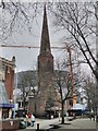 SP3378 : Spire of Christchurch by Philip Halling