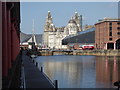 SJ3390 : Albert Dock and the 'Three Graces' by Chris Allen