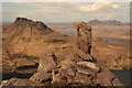 NC1007 : Rock Pinnacle on Beinn an Eoin, Wester Ross by Andrew Tryon