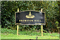 TG4901 : Browston Hall sign by Geographer