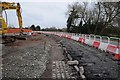 SO8540 : Roadworks on the A4104 at Upton-upon-Severn by Philip Halling