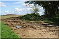 SP0428 : Farmland track on Sudeley Hill by Philip Halling