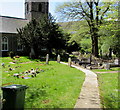 SO2508 : Path to St Peter's Parish Church, Blaenavon by Jaggery