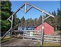 NH6453 : Munlochy Forestry Commission Buildings by valenta