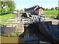 SJ5759 : Bunbury Staircase Locks by John M