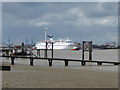 TQ6475 : Cruise ship at the London International Cruise Terminal by Marathon