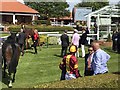 TL6262 : Del Parco in the winners' enclosure at Newmarket's Rowley Mile racecourse by Richard Humphrey