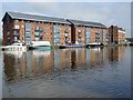 SO8218 : West Quay apartments overlooking Gloucester Docks by Philip Halling